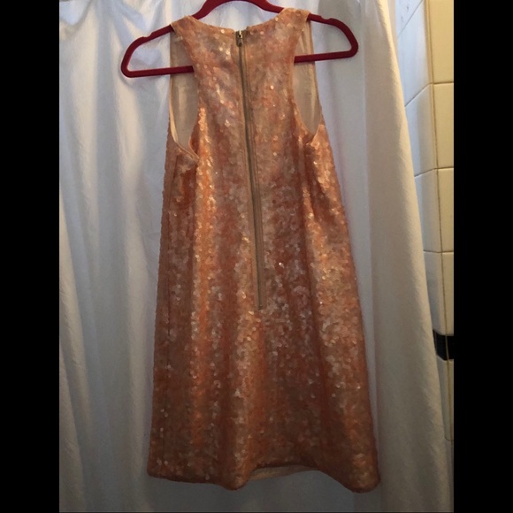 Pink Sequined mini tank dress by Shoshanna - Picture 2 of 5